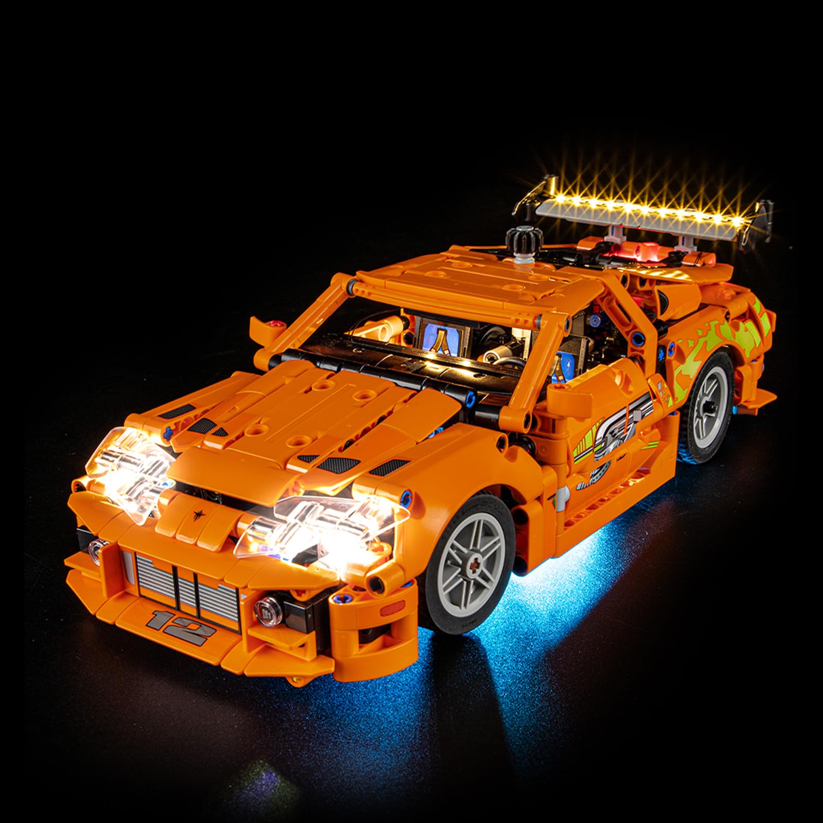 Mililier LED Light Kit for Lego 42204 Fast and Furious Supra-MK4